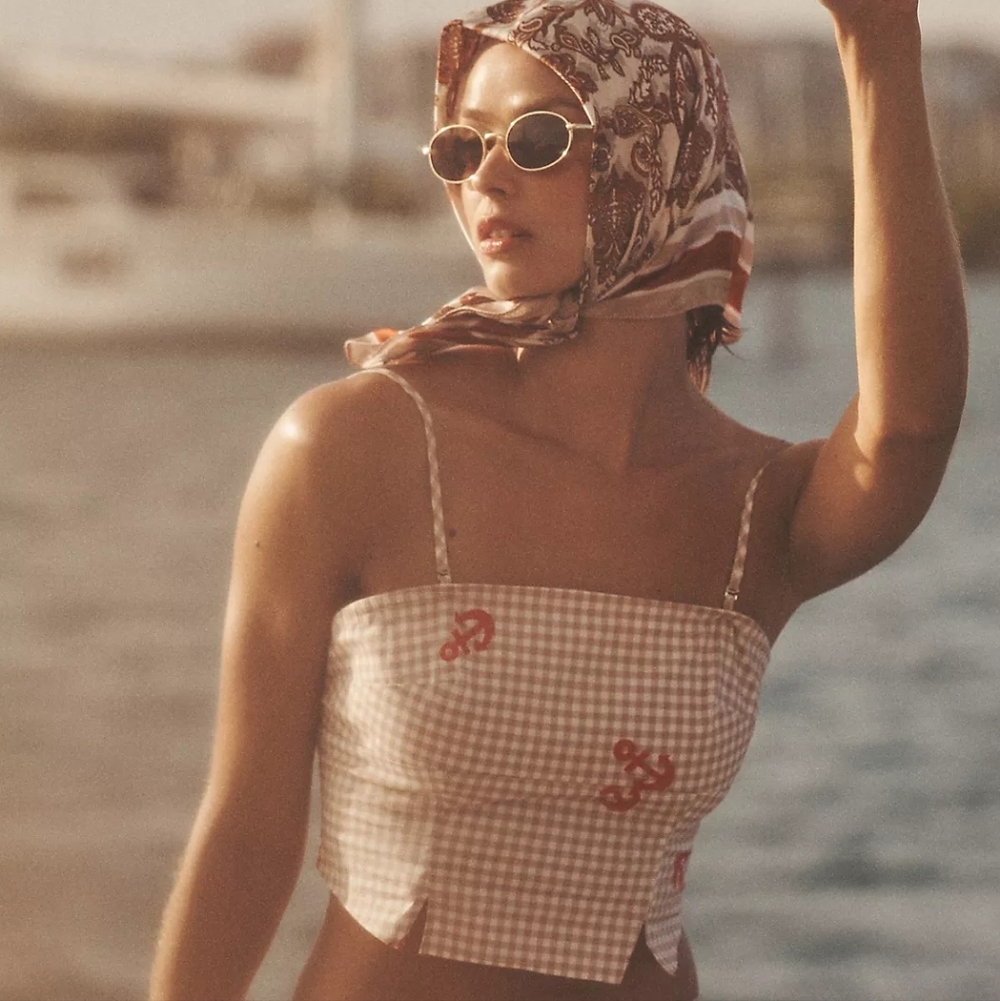 NWT: Anthropologie Celandine Smocked Tube Top